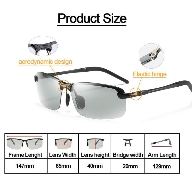 HOT SALE 50% OFF🔥 HD Polarized Photochromic Sunglasses UV400 Protection
