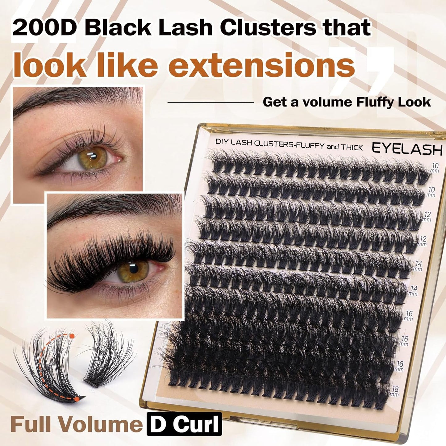🔥HOT SALE 49% OFF 🔥 Thick cartoon-style eyelashes - Fine tufted eyelashes with grafting technique