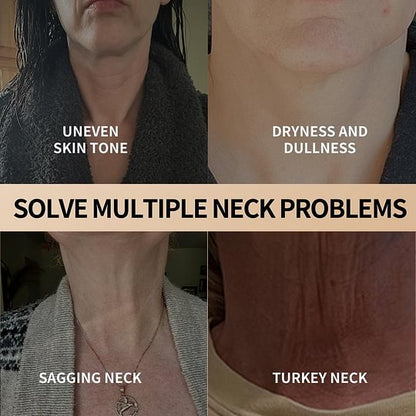 Neck-Eye Care Tightening & Revitalizing Set - Smooth of Fine Lines, Eye & Neck Treatment, Skin Moisturizer, Deep Moisturizing Skincare