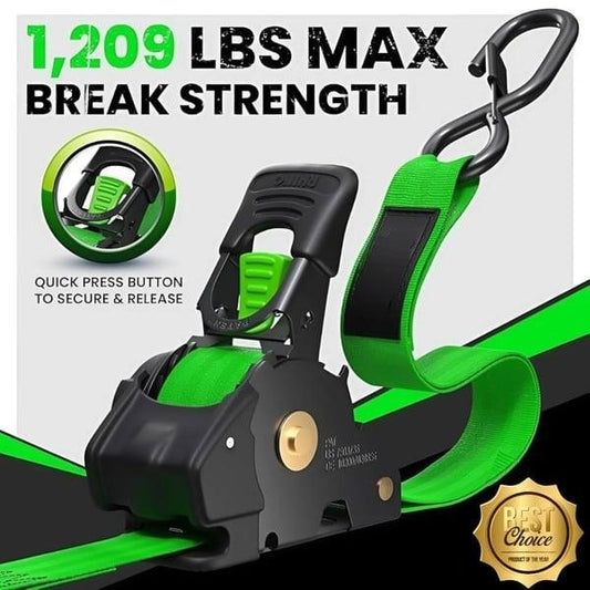 HOT SALE 60% OFF🔥 Upgraded Retractable Ratchet Strap (Perfect Gift)
