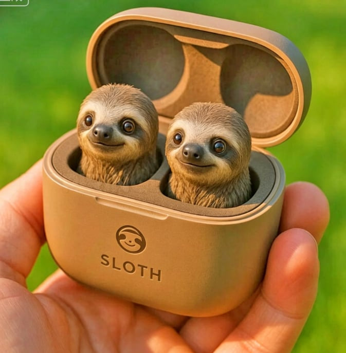 🐸 Cute Animal Shaped Bluetooth Earbuds-3D Stereo Animal Design I Wireless Earphones with Cartoon Charging Case🎧