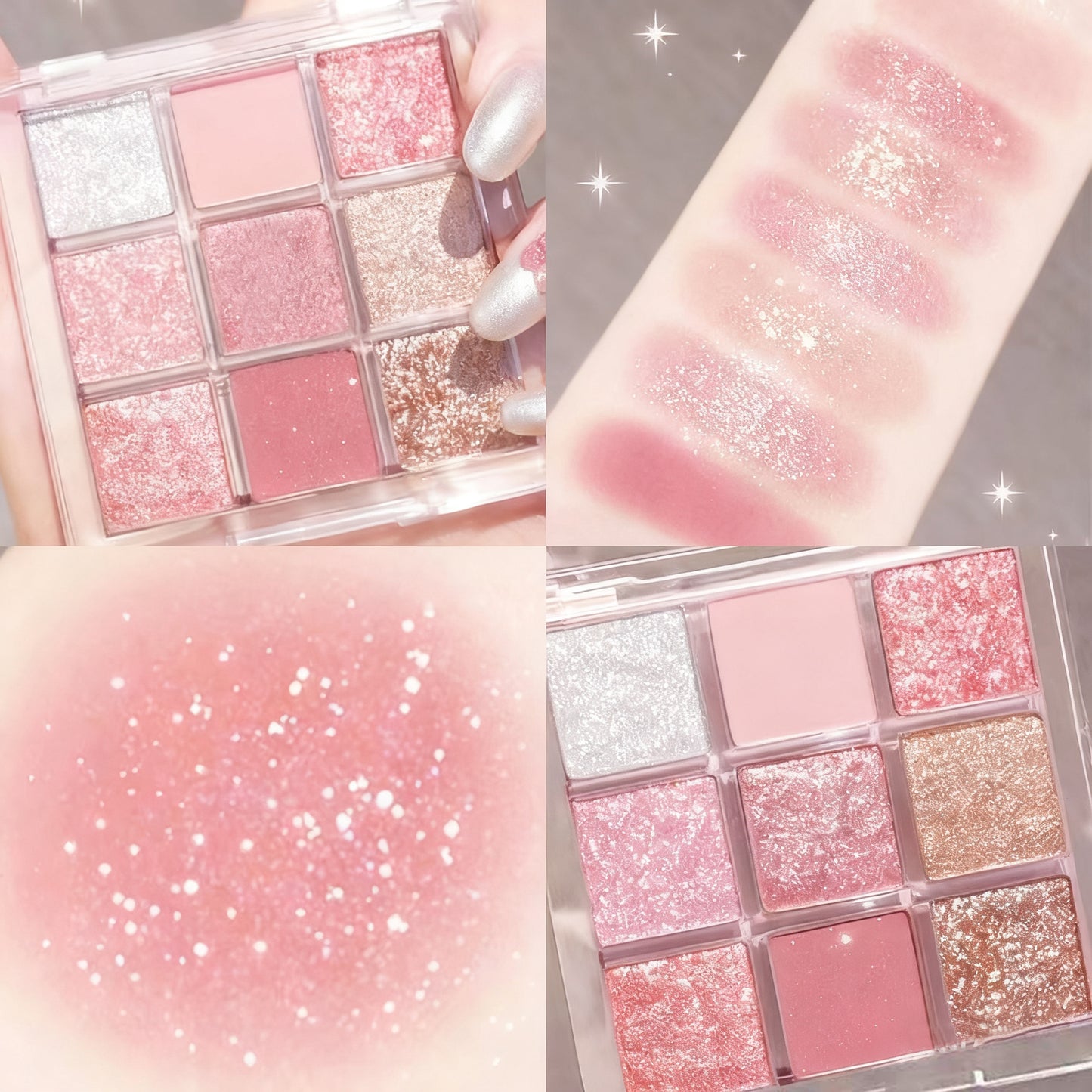 Chocolate 9-Color Earth Tone Eyeshadow Palette | Matte & Shimmer Glitter, Now Only $19.9