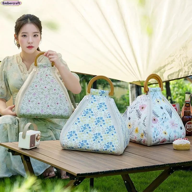 Foldable Waterproof Picnic Blanket with Carry Handle