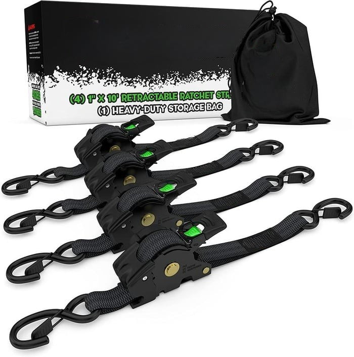 HOT SALE 60% OFF🔥 Upgraded Retractable Ratchet Strap (Perfect Gift)