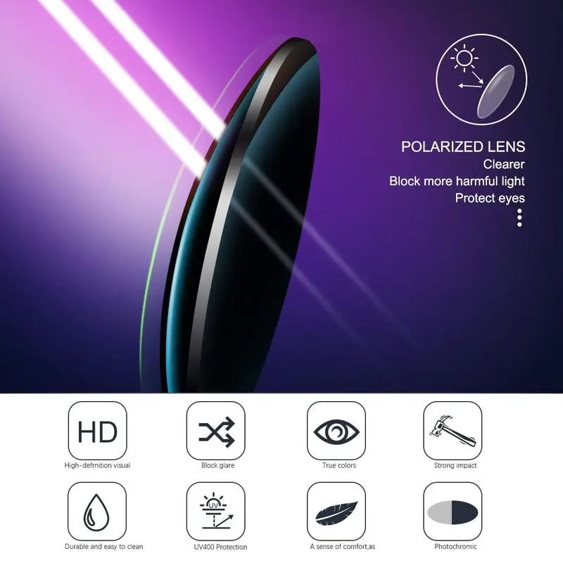 HOT SALE 50% OFF🔥 HD Polarized Photochromic Sunglasses UV400 Protection