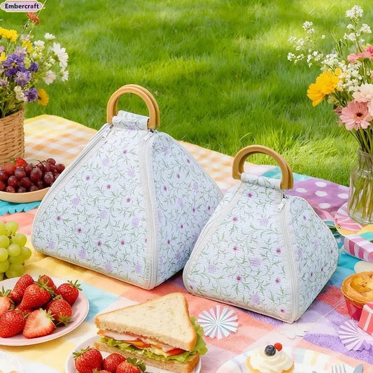 Foldable Waterproof Picnic Blanket with Carry Handle