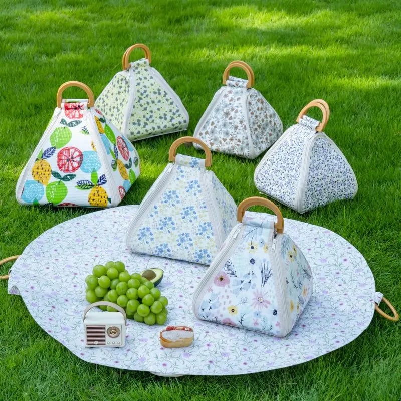 Foldable Waterproof Picnic Blanket with Carry Handle