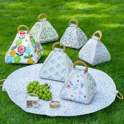 Foldable Waterproof Picnic Blanket with Carry Handle