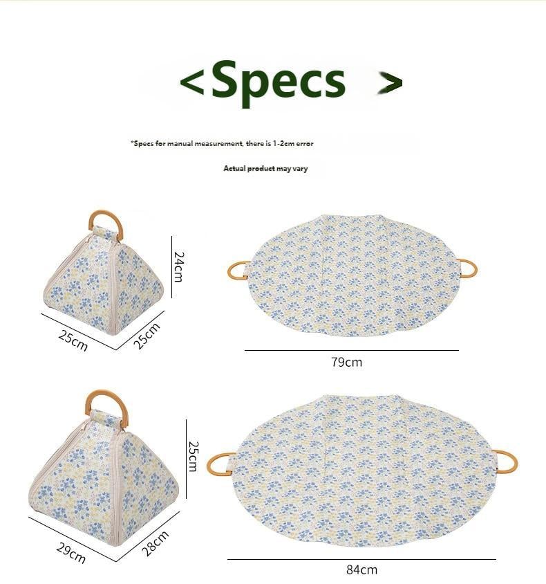 Foldable Waterproof Picnic Blanket with Carry Handle