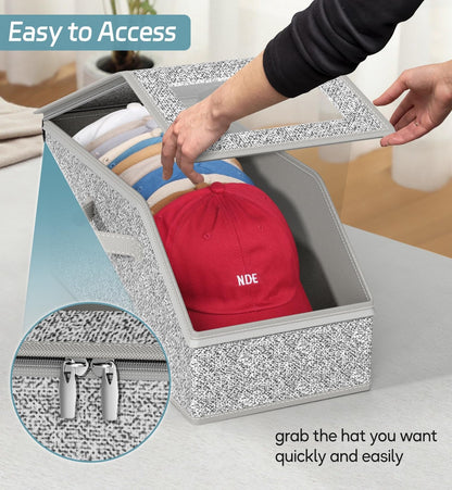 🔥Last Day 49% OFF - Stackable Hat Storage for Baseball Caps