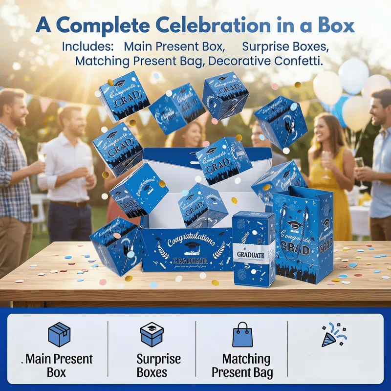 🏆Flash Sale#2026 Graduation Surprise Pop-Up Gift Box