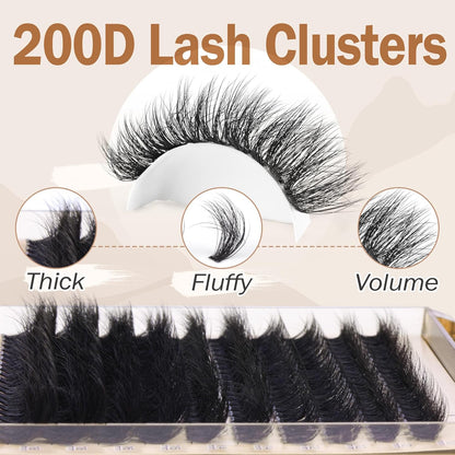 🔥HOT SALE 49% OFF 🔥 Thick cartoon-style eyelashes - Fine tufted eyelashes with grafting technique