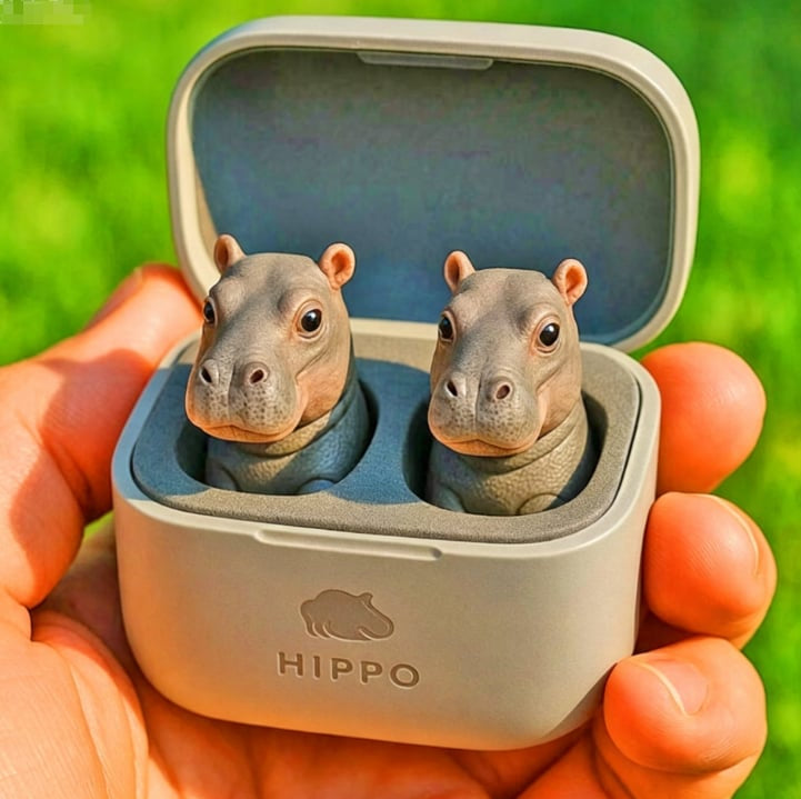 🐸 Cute Animal Shaped Bluetooth Earbuds-3D Stereo Animal Design I Wireless Earphones with Cartoon Charging Case🎧