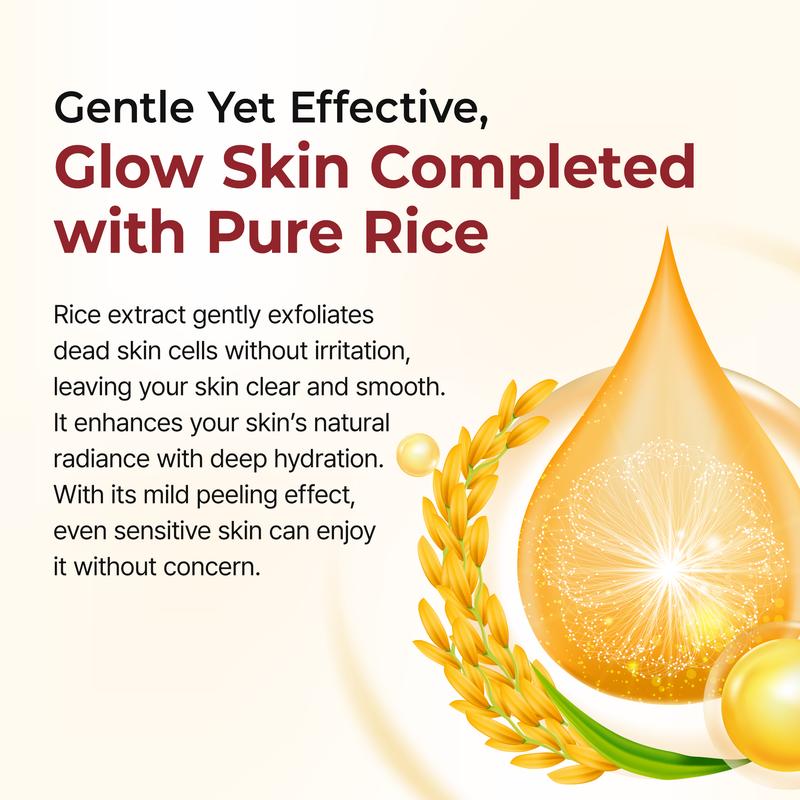🔥LAST DAY SALE 70% OFF 🔥 Peel Shot Glow Rice Ampoule Duo - Serums for Brightening, Exfoliating, and Moisturizing🌾