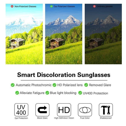 HOT SALE 50% OFF🔥 HD Polarized Photochromic Sunglasses UV400 Protection