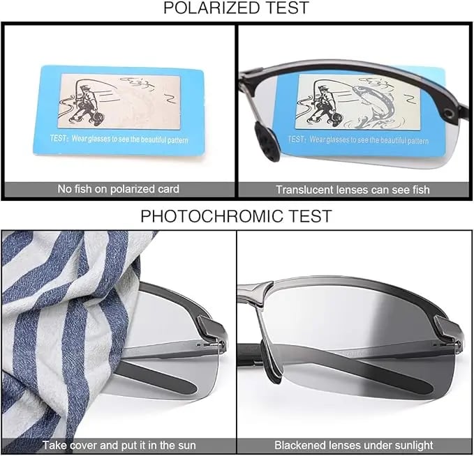 HOT SALE 50% OFF🔥 HD Polarized Photochromic Sunglasses UV400 Protection