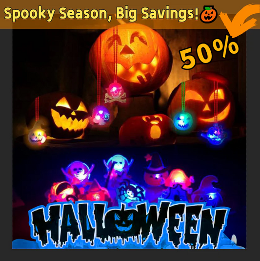 🎃 Limited-Time Discount | Slimoly™ LED Halloween & Christmas Flash Rings
