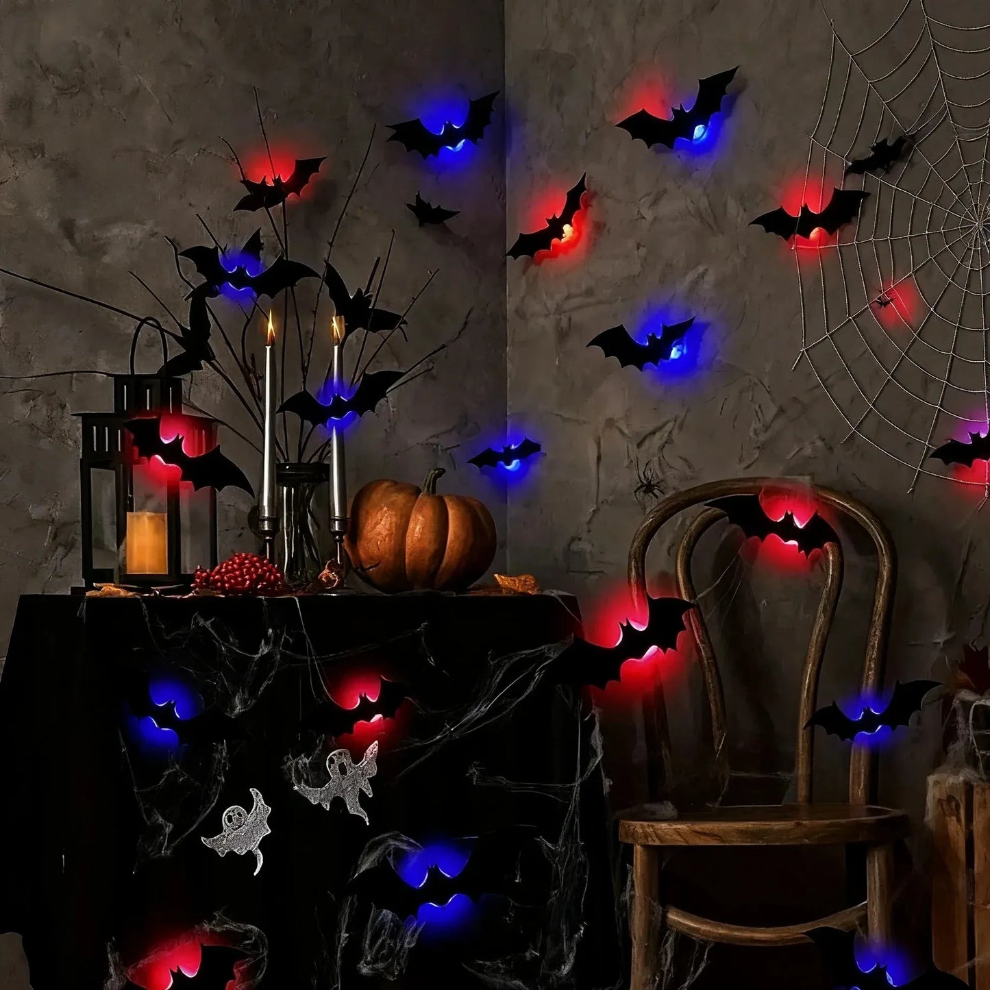 [DIY STAR]3D LED Bat Wall Décor