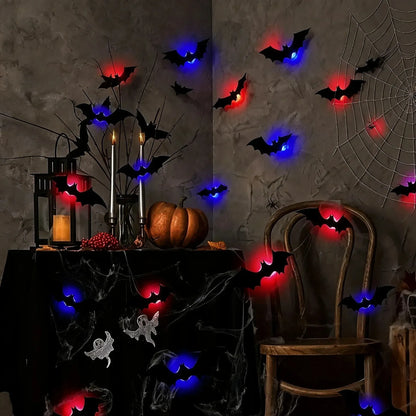 [DIY STAR]3D LED Bat Wall Décor