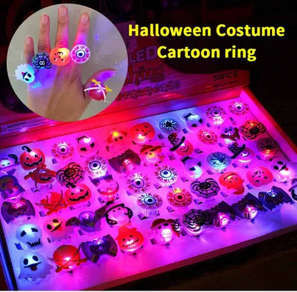🎃 Limited-Time Discount | Slimoly™ LED Halloween & Christmas Flash Rings