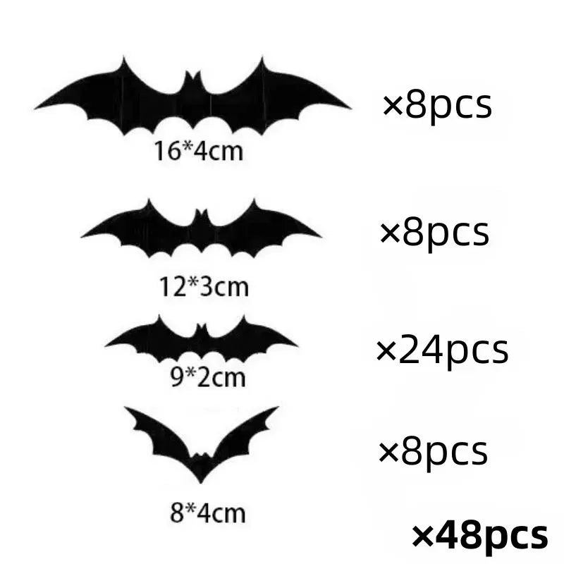 [DIY STAR]3D LED Bat Wall Décor